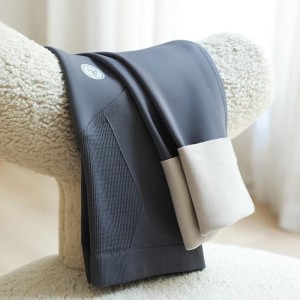 Stylowe legginsy bezszwowe dla kobiet w ciąży w kolorze granatowym