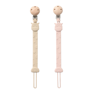 Silikonowe zawieszki do smoczka zestaw 2 sztuk 26 cm 