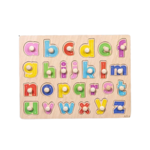 Zabawka Edukacyjna Montessori drewniane puzzle dla dzieci litery alfabetu