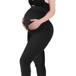Legginsy ciążowe dla kobiet spodnie z wysokim stanem 