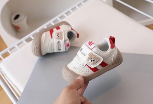 Buty dla niemowląt eko-skóra na rzep trampki dla dzieci 