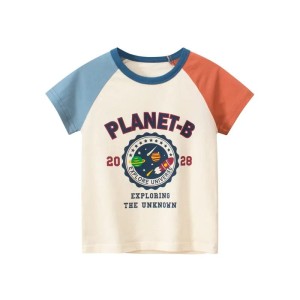 Bawełniana koszulka dla dzieci T-shirt bawełniany dla chłopca