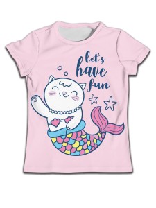Koszulka na krótki rękaw dla dziewczynek T-shirt dla dzieci 90-160