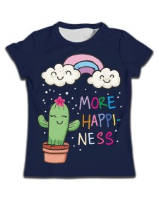 Koszulka na krótki rękaw dla dziewczynek T-shirt dla dzieci 90-160 