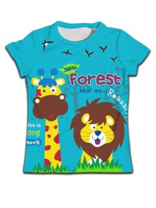 Koszulka na krótki rękaw dla dziewczynek T-shirt dla dzieci 90-160