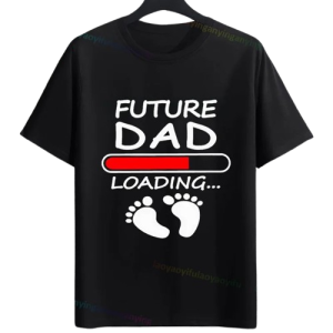 Koszulka Bawełniana dla Przyszłego Taty T-shirt Idealny na Prezent