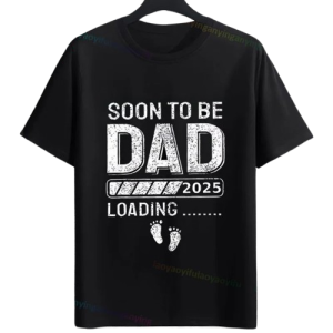 Koszulka Bawełniana dla Przyszłego Taty T-shirt Idealny na Prezent