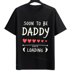 Koszulka Bawełniana dla Przyszłego Taty T-shirt Idealny na Prezent