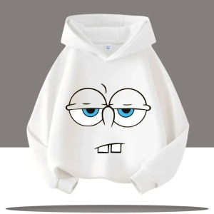 Dziecięca bluza z kapturem z nadrukiem SpongeBob Kanciastoporty Unisex