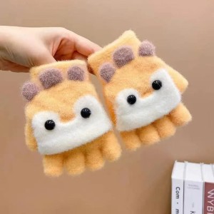 Rękawiczki Dziecięce Zimowe Dwupalczaste Unisex 2-8 Lat 