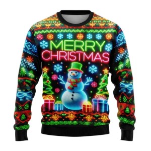 Dziecięca Bluza Świąteczna 3D – Kolorowy Sweter dla Chłopców i Dziewczynek