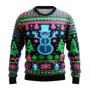 Dziecięca Bluza Świąteczna 3D – Kolorowy Sweter dla Chłopców i Dziewczynek
