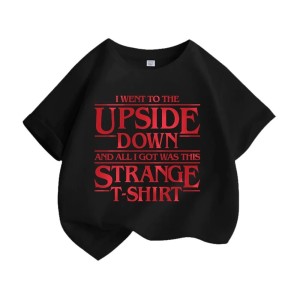 Koszulka dziecięca Stranger Style „Upside Down” – nadruk retro
