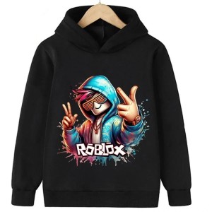 Bluza dziecięca Roblox z kapturem – bluza dla dzieci 100–160