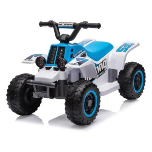 Quad Elektryczny dla Dzieci ATV na Akumulator LED, Wolny Start, 12V