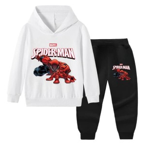 Dres Dziecięcy Spider-Man Marvel – Komplet Bluza z Kapturem i Spodnie