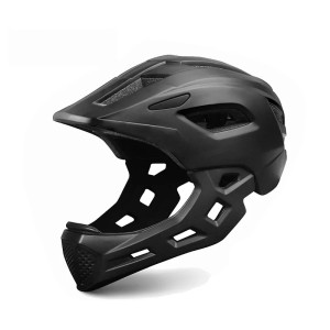 Kask Rowerowy 2w1 – Full Face i Half Helmet – Odpinana Szczęka, Certyfikat CE/CPSC, Oświetlenie LED