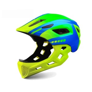 Kask Rowerowy 2w1 – Full Face i Half Helmet – Odpinana Szczęka, Certyfikat CE/CPSC, Oświetlenie LED