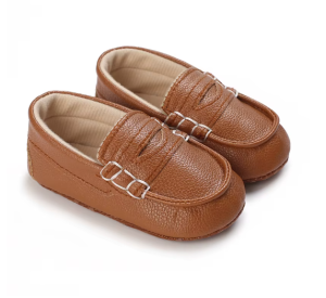 Klasyczne Mokasyny Niechodki dla Niemowląt – Eleganckie Buciki typu Penny Loafers