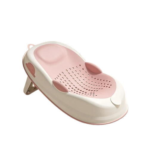 Podpórka do Kąpieli Noworodka TPE Ergonomiczny Leżaczek różowa.png
